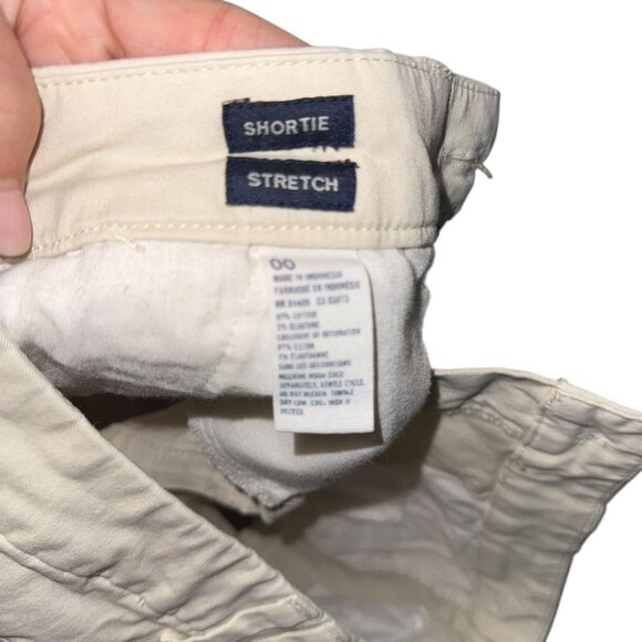 American Eagle Womens Khaki Shortie Stretch Shorts Size 00 - Picture 6 of 6